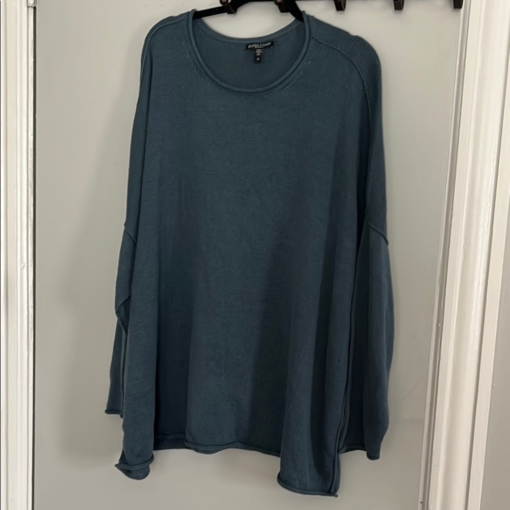 Eileen Fisher Slate Knit Top